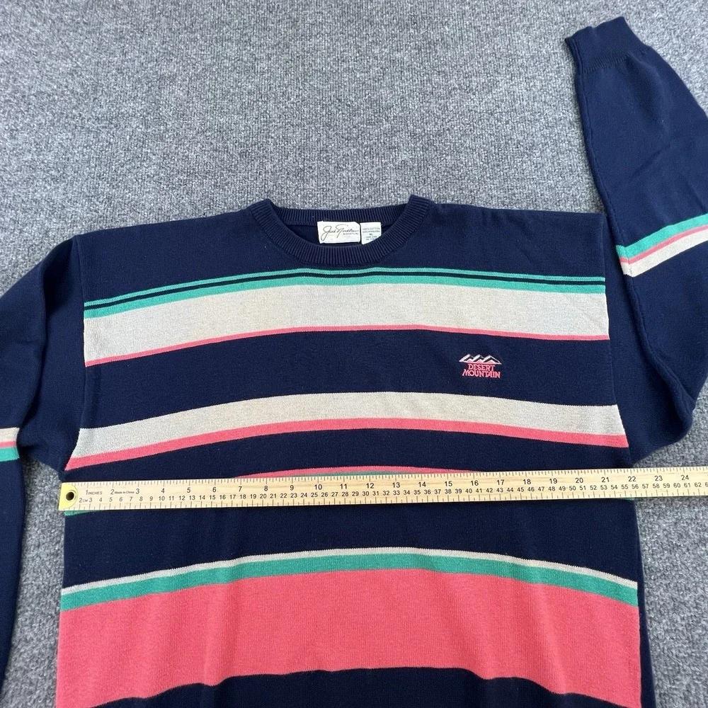 Vintage Jack Nicklaus‎ Signature Stripe Crewneck Sweater Sweatshirt XL Cotton